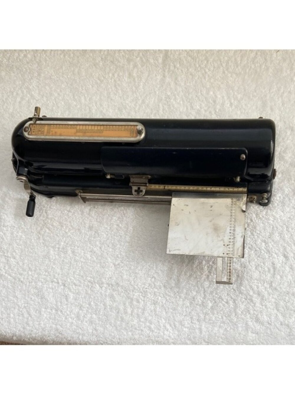 Antique Todd Protectograph Check Writer 1920s Vintage G.W. Todd Rochester NY Emb - Picture 1 of 5